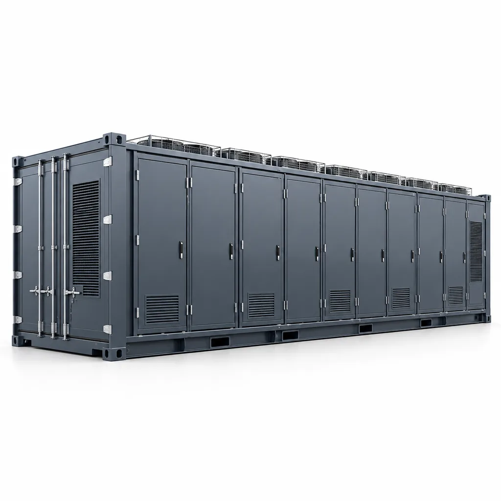 Utility scale liquid-cooled energy storage container